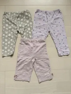 110cm 5分丈レギンス3点セット