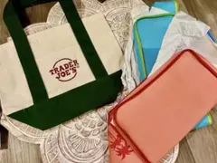 TRADER JOE'S ミニ保冷バック＋ミニトートバック3点セット