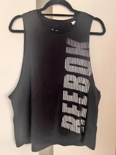 Reebok 黒 Aラインタンクトップ OT