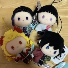 鬼滅の刃】ぽてっとますこっとぬいぐるみ 【遊郭編】炭子 善子 猪子 宇