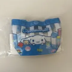 プールバッグ風ミニポーチ シナモン