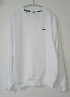 FILA スウェット ホワイト バックプリント