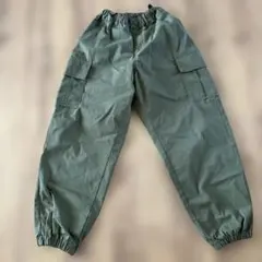 GUワイドカーゴジョガーパンツ　150 カーキ