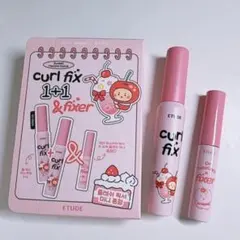 ETUDE カールフィックスマスカラ 黒　1点　ミニサイズのフィクサー　セットのサムネイル
