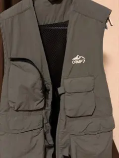 【美品】CAMP7 アウトドアベスト メッシュ 切替 ツールベスト 釣り 登山