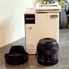 SONY E 35mm F1.8 OSS SEL35F18 元箱付 単焦点レンズのサムネイル