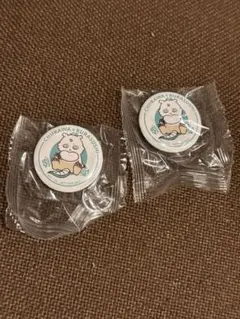 ちいかわ くら寿司コラボ あのこ　缶バッジ 2点セット