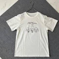 チュチュアンナ　tutuanna ルームウェア　犬　Tシャツ 白のサムネイル