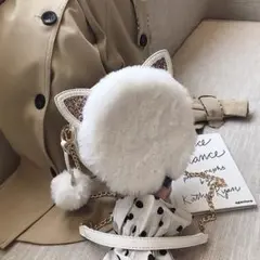 猫耳ファーのショルダーバック♡