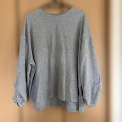 BOYS ROOM グレー 長袖 Tシャツ コットン混紡 サイドスリット