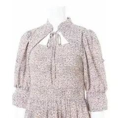 INGNI 小花柄ロングワンピース