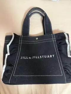 JILL by JILLSTUART フリルトートバッグ ブラック