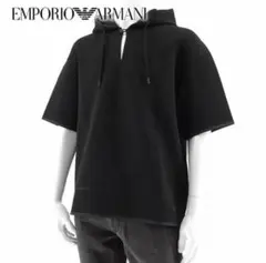 新品未使用　EMPORIO ARMANI半袖パーカー 6R1MBY 1JHSZのサムネイル