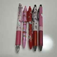 ハローキティ ボールペン 5本セット