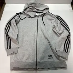 adidas グレー フルジップ トレーナー & スウェットパンツ セット