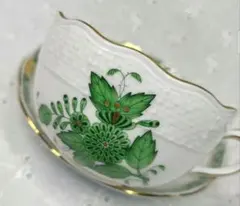 未使用保管品☆箱付き☆ヘレンドアポニーグリーン19cmプレート2枚 wardrobex様 ヘレンド アポニーグリーン 19cm プレート 2枚