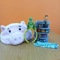 トイストーリー　ポップコーンバケット　ファンキャップ　カチューシャ　3点セット