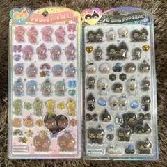 c*y様 【17:00〜】正規品　うるちゅるポップシール　もんちっち（モノクロ＆