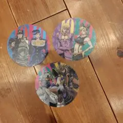ジョジョの奇妙な冒険　コースター　3枚セット　非売品　プラスチック製