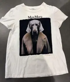 【MaxMara】DOG プリントTシャツ　Mサイズ 犬のサムネイル
