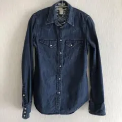 Levi's ダークブルー デニムシャツ