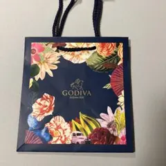 GODIVA 花柄 ショップ袋