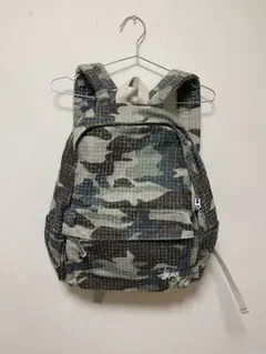 STUSSY キャンバス 迷彩 バックパックのサムネイル
