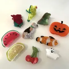 【ヘアクリップ】10点セット