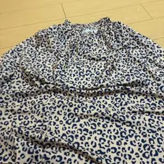 ヒョウ柄ロングスカート