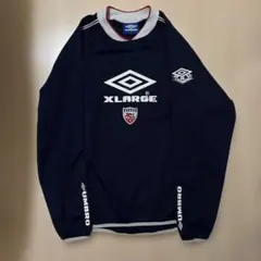 【UMBRO×XLARGEコラボ】ネイビー 長袖カットソー Lのサムネイル