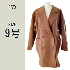 **ES’X チェスター コート（M相当）ダブル カシミヤ ウール ヴィンテージのサムネイル