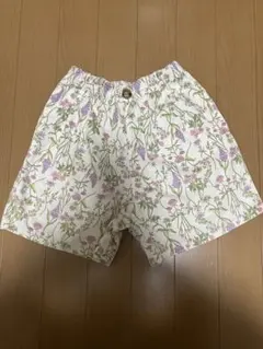 【美品】branshes ボタニカル　花柄　ショートパンツ　ハーフパンツ　120