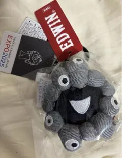 大阪関西万博限定 ミャクミャク エドウィンコラボ　フェイスマスコット カラビナ