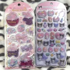 コットンパフィ ウォーターインシール サンリオ マイメロディ クロミ 正規品