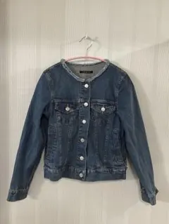 INGNI デニムジャケット　ノーカラーGジャン　M