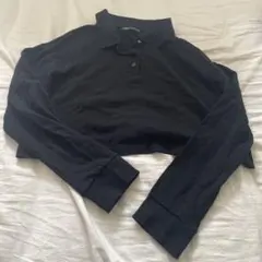 ZARA クロップドポロシャツ 長袖