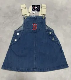 女の子　新品　MLB プティマイン　ワンピース　デニム