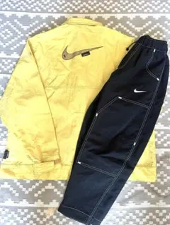 希少美品】NIKE フード付きナイロンセットアップL - メルカリ