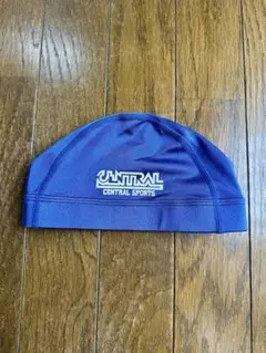セントラルスポーツ 水泳帽 紺色 Lサイズ