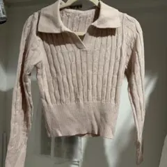 クロップ　ニット