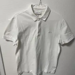 LACOSTE ホワイト ポロシャツ US S