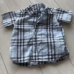 Burberry チェック柄シャツ 6M