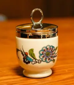 【希少品】英国製　ロイヤルウースター★赤い実と鳥たち★エッグコドラー 希少品】英国製 ロイヤルウースター☆赤い実と鳥たち☆エッグコドラー