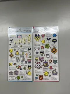 【国内正規品】大人の図鑑シール おみせっち編①、キャラクター編2枚セット