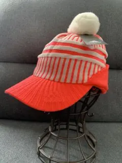 新品 アディダスゴルフ レディース バイザーニットキャップ