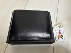 PORTER SEEN 二つ折り財布 ブラック（小銭入れ無し）