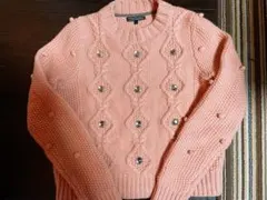 TOMMY HILFIGER ピンク ニットセーター S