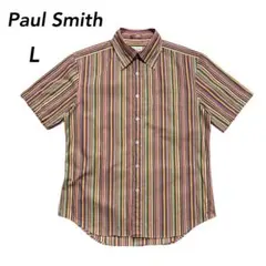Paul Smith London マルチストライプ 半袖シャツ 日本製 L - メルカリ