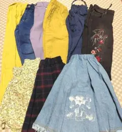 子供服まとめ売り　ボトムス　ズボン　スカート　白雪姫　ディズニー