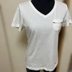 ブルーレーベルVネック Tシャツ フロントポケット付きのサムネイル